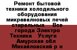 Ремонт бытовой техники холодильного оборудования микравалновых печей стиральных  - Все города Электро-Техника » Услуги   . Амурская обл.,Михайловский р-н